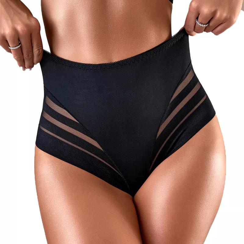 L-3XL Damen-Unterhose, transparent, gestreift, Netzstoff, formend, atmungsaktiv, Stretch, Eisseide, mittelhohe Taille 3XL schwarz L-3XL Damen-Unterhose, transparent, gestreift, Netzstoff, formend, atmungsaktiv, Stretch, Eisseide, mittelhohe Taille 3XL schwarz von Joom DACH
