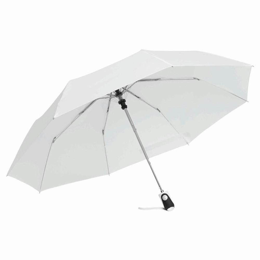 L-Merch Automatischer Faltbarer Regenschirm One Size weiß von Joom DACH