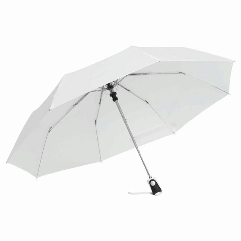 L-Merch Automatischer Faltbarer Regenschirm One Size weiß von Joom DACH