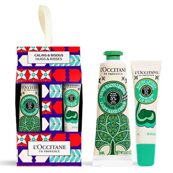L'Occitane Holiday Sheer Sparkling Live Light Handcreme 30 ml & Lippenbalsam 12 ml Set, 1 Set von Joom DACH