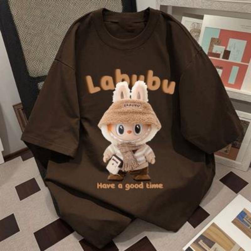 LABU Brief Elf Cartoon Grafik Bedrucktes T-Shirt Kinder und Damen T-Shirt Sommer Lässig Herren Unisex Kurzarm T-Shirt Oberteil Kleidung 140 von Joom DACH