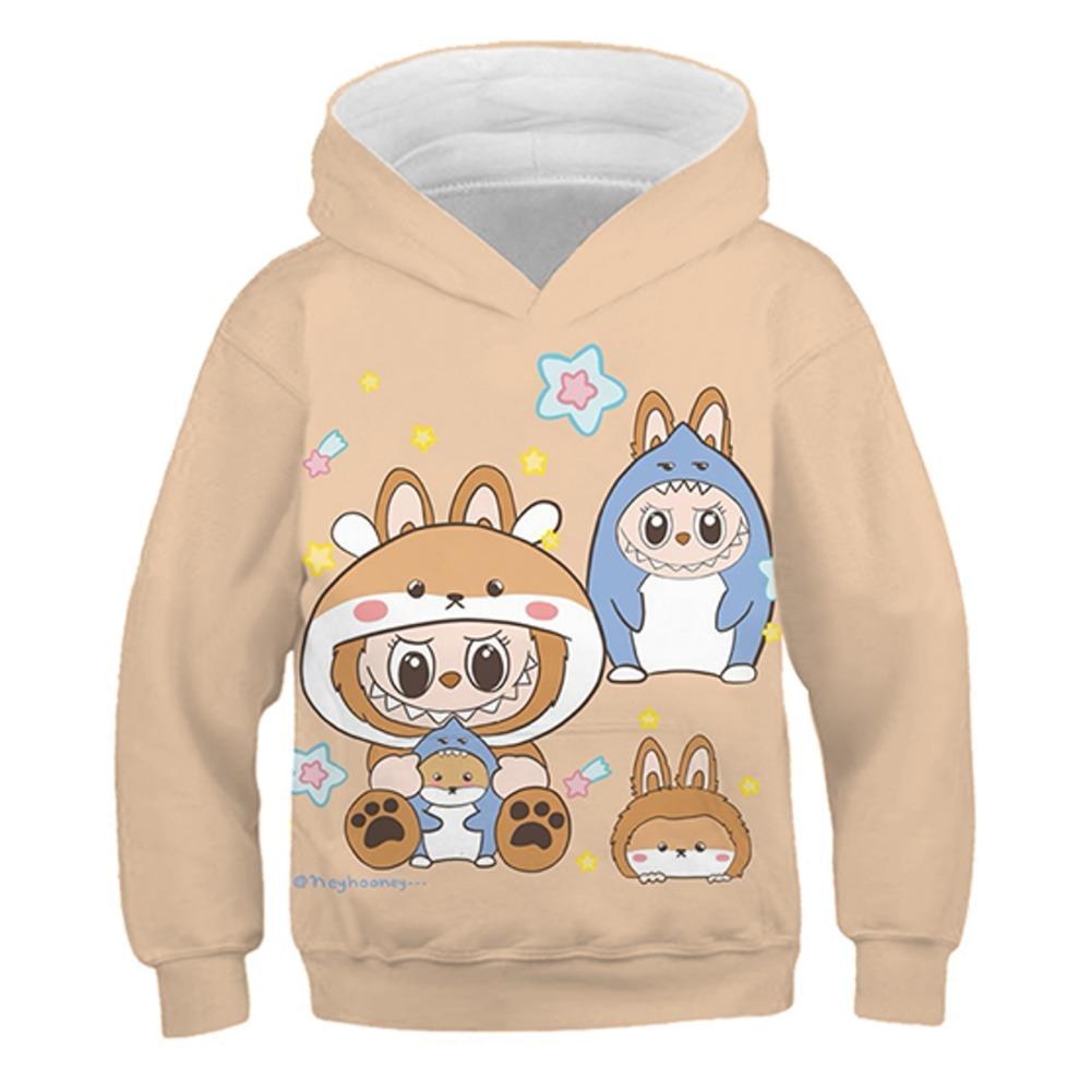 LABUBU Anime 3D Gedruckter Kinder Hoodie Herbst Und Winter Kinderpullover Junge Mädchen Lange Ärmel Pullover Kinderkleidung 140 LABUBU Anime 3D Gedruckter Kinder Hoodie Herbst Und Winter Kinderpullover Junge Mädchen Lange Ärmel Pullover Kinderkleidung 140 von Joom DACH