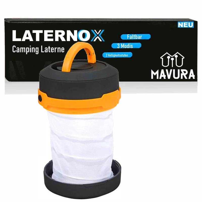 LATERNOX LED Camping Laterne Batterie Tischlampe Hängelampe Zeltlampe wetterfest von Joom DACH