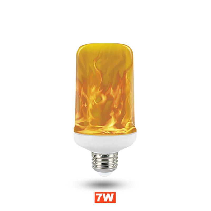 LED 7W Simulation Dynamisches Flammenlicht Dekorative Atmosphäre Schwerkraftsensorbirne Vier-Modus Weihnachtsdekoratives Licht Atmosphärenlicht Nachtlicht 1Pcs von Joom DACH
