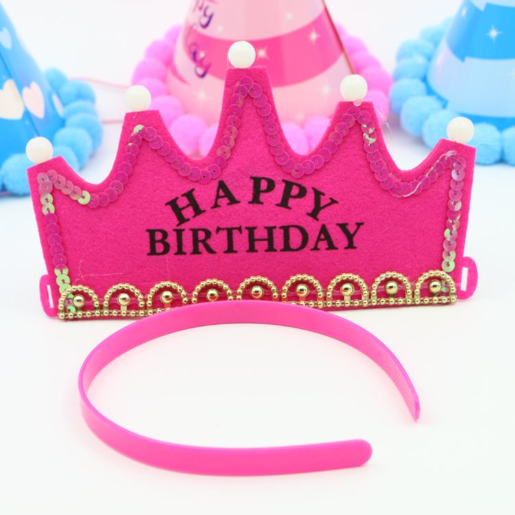 LED-Blinkender Geburtstagskronenhut für Kinder – Leuchtendes Party-Accessoire One Size von Joom DACH