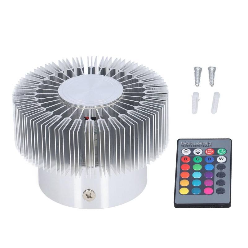 LED Deckenleuchte 360 Grad leuchtende 24 Tasten Steuerung LED Lampe Perlen 3W Sonne geformt Wandleuchte für von Joom DACH