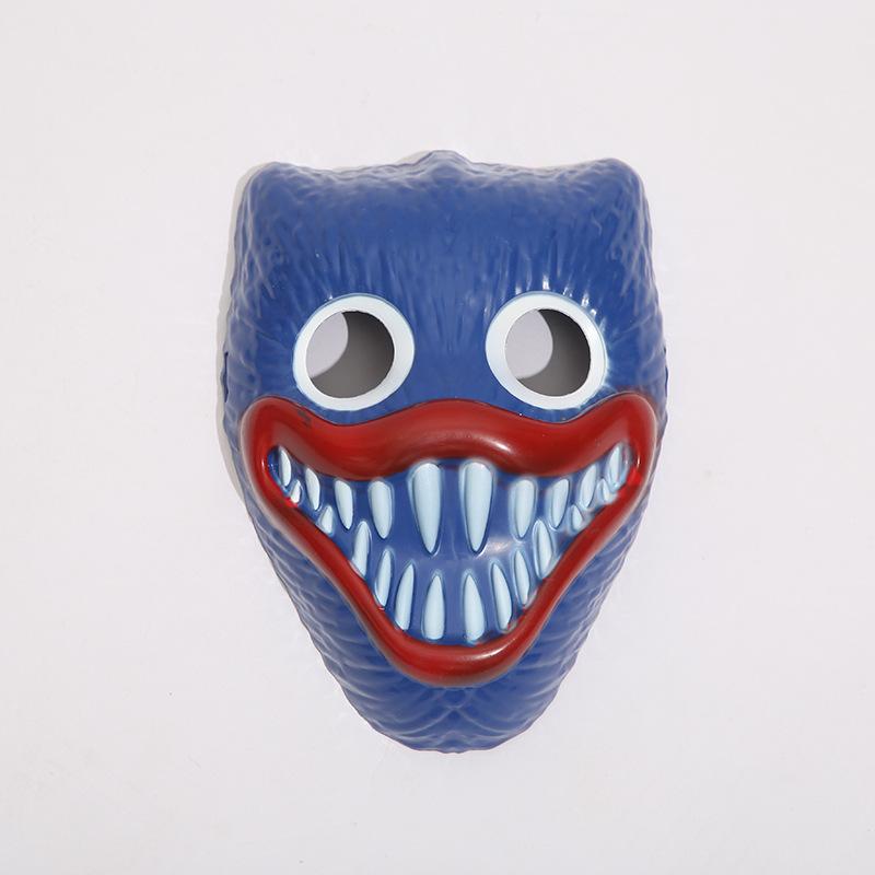 LED-Halloween-Maske, Spielzeit-Maske, Dinosaurier-Gesichtsmaske, leuchtende Cosplay, gruselige Purge-Kostümmasken für Kinder und Erwachsene without light blau von Joom DACH