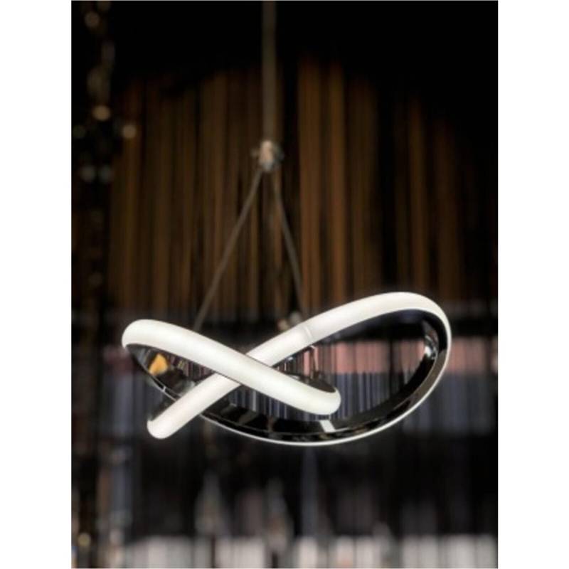 „LED-Kronleuchter mit einzelnem Chrom-Anhänger, weiß, Power-LED-Kronleuchter für Wohnzimmer, Küche, Schlafzimmer, Flur, LED-Kronleuchter“ weiß „LED-Kronleuchter mit einzelnem Chrom-Anhänger, weiß, Power-LED-Kronleuchter für Wohnzimmer, Küche, Schlafzimmer, Flur, LED-Kronleuchter“ weiß von Joom DACH