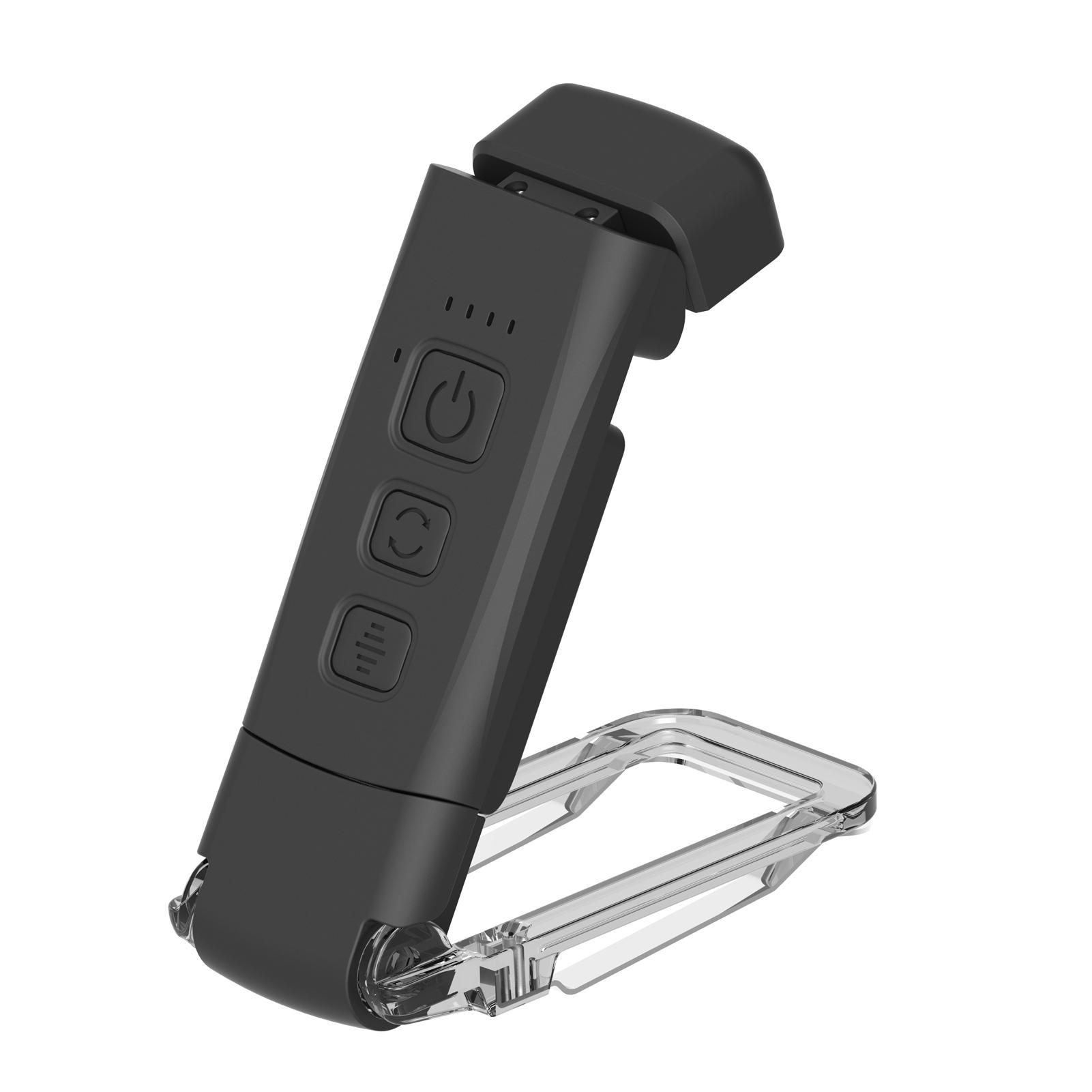 LED-Leselampe, wiederaufladbar über USB, zum Anklipsen, tragbare Nachtlampe zur Augenpflege mit 3 Farben schwarz von Joom DACH