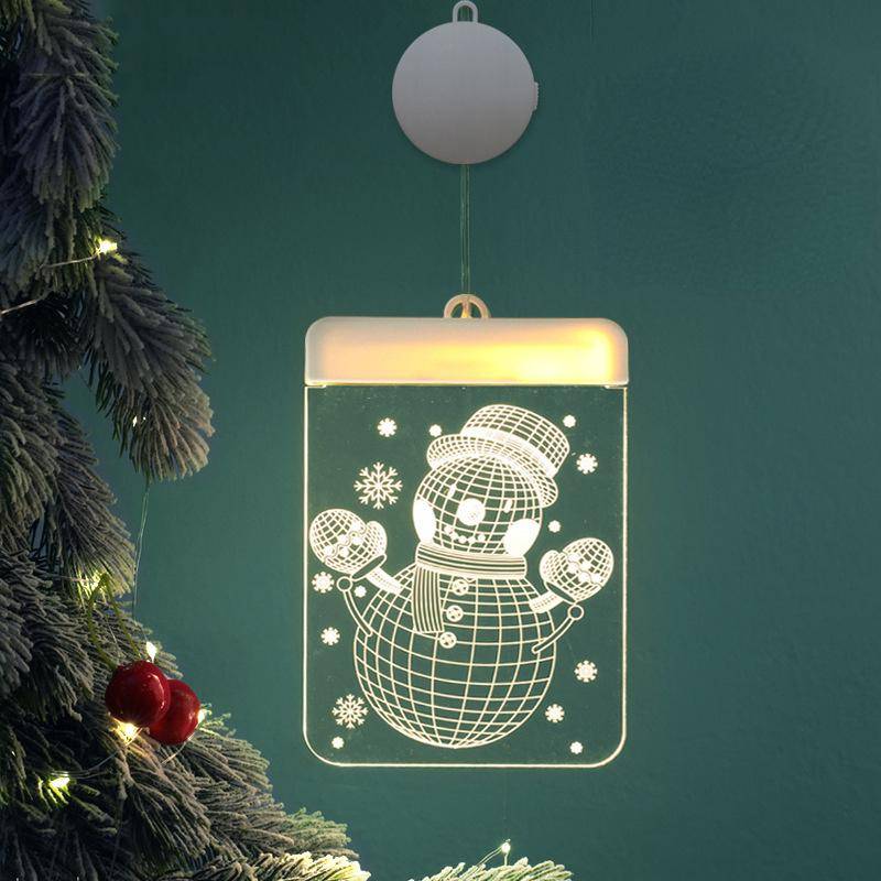 LED-Licht Weihnachtsdekoration liefert 3D Glocke Schneeflocke Hängelampe romantische Zimmer Dekoration Acryl Vorhang Lampe Haus Dekor von Joom DACH