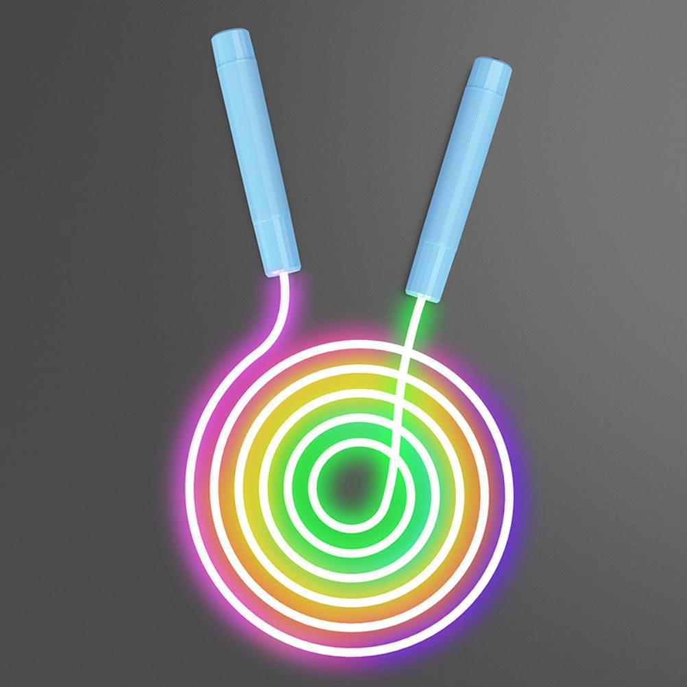 LED-Springseil für Kinder, leuchtendes Übungs-Springseil, leuchtende Springseile für Sport und Fitness von Joom DACH