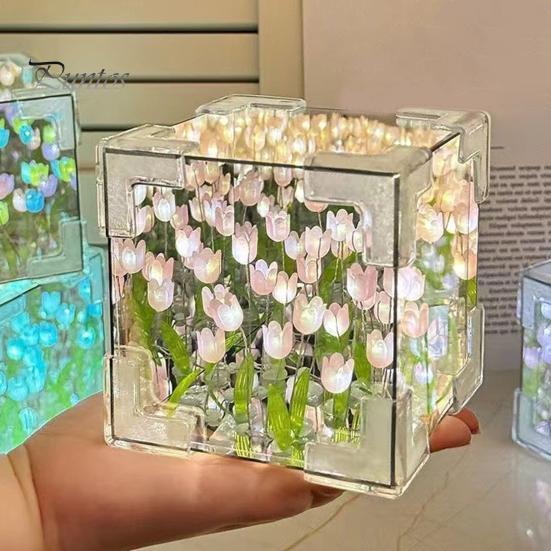 LED Tulpenblumenspiegel Nachtlicht Realistisches sanftes Leuchten Einfache Installation Nachttischlampe Desktop-Dekor DIY Montagesatz Battery blau LED Tulpenblumenspiegel Nachtlicht Realistisches sanftes Leuchten Einfache Installation Nachttischlampe Desktop-Dekor DIY Montagesatz Battery blau von Joom DACH
