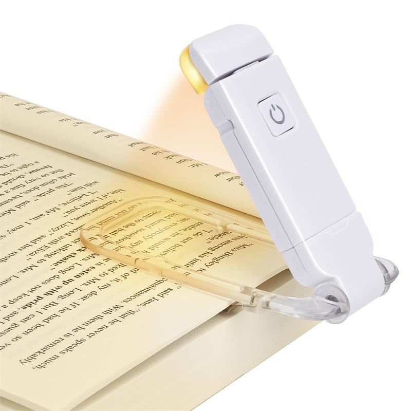 LED USB wiederaufladbare Buchleuchte Leselampe Augenschutz Nachtlicht tragbare Clip Schreibtischleuchte Lesezeichen Leselampe Nachtlampe von Joom DACH