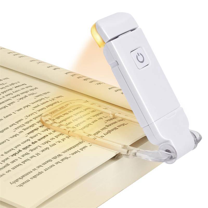 LED USB wiederaufladbare Buchleuchte Leselampe Augenschutz Nachtlicht tragbare Clip Schreibtischleuchte Lesezeichen Leselampe Nachtlampe von Joom DACH