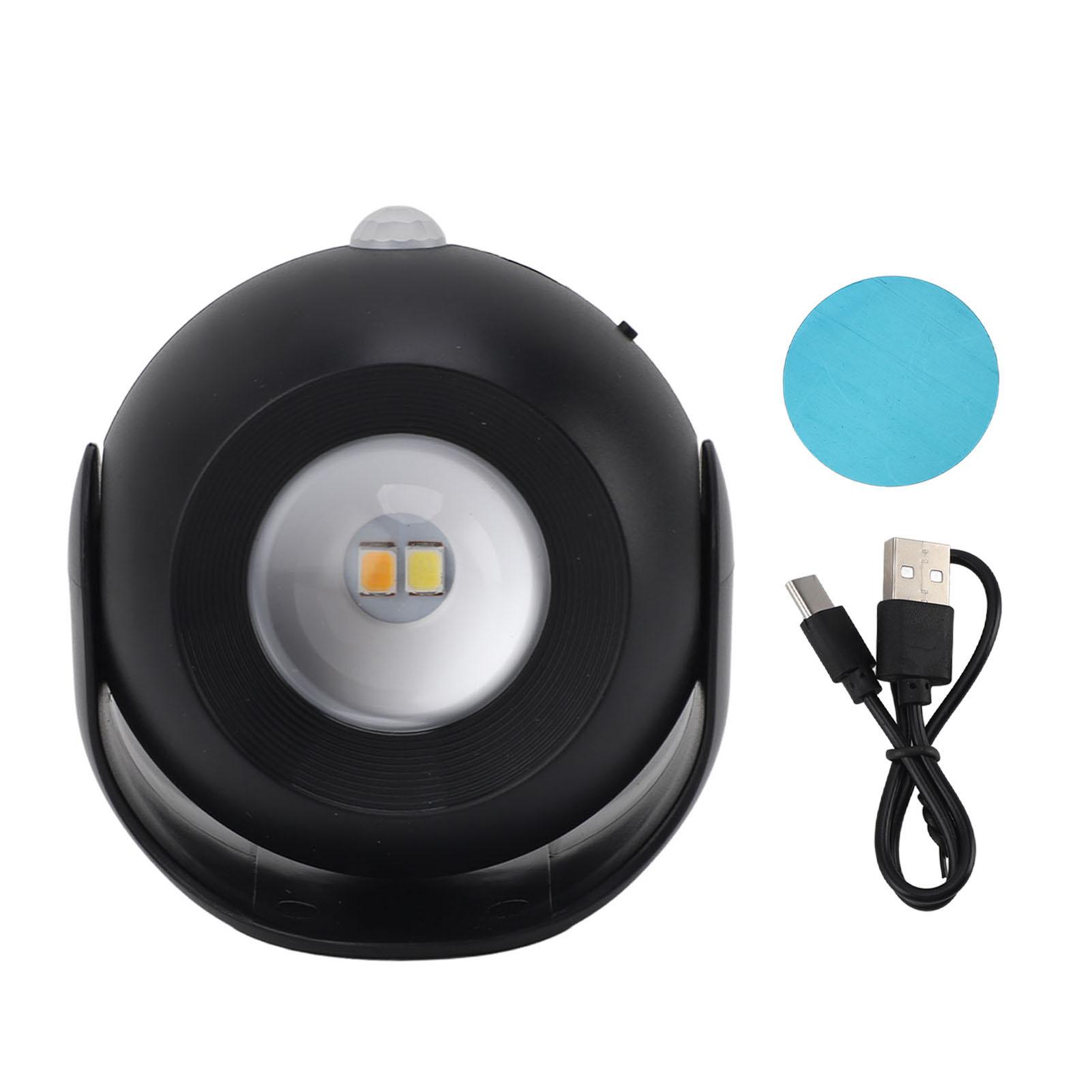 LED Wandleuchte Bewegungssensor 3 Farbe Lichteffekt Kabellos Magnetische Halterung Wiederaufladbare Wandlampe von Joom DACH