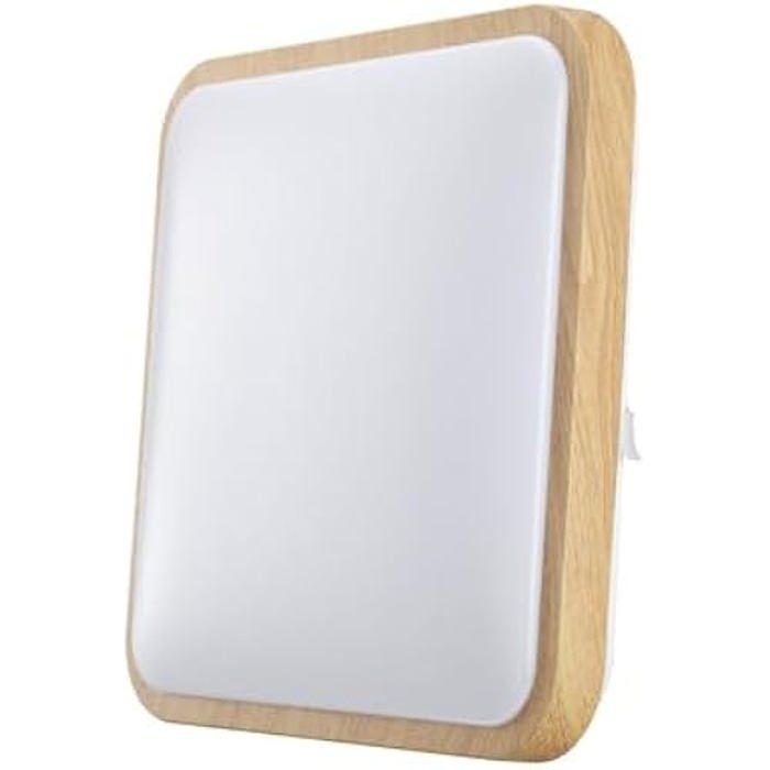 LED Wandleuchte - EDM - Quadratisches Modell - 18W - 1820lm - 6400K - Holz-Effekt LED Wandleuchte - EDM - Quadratisches Modell - 18W - 1820lm - 6400K - Holz-Effekt von Joom DACH