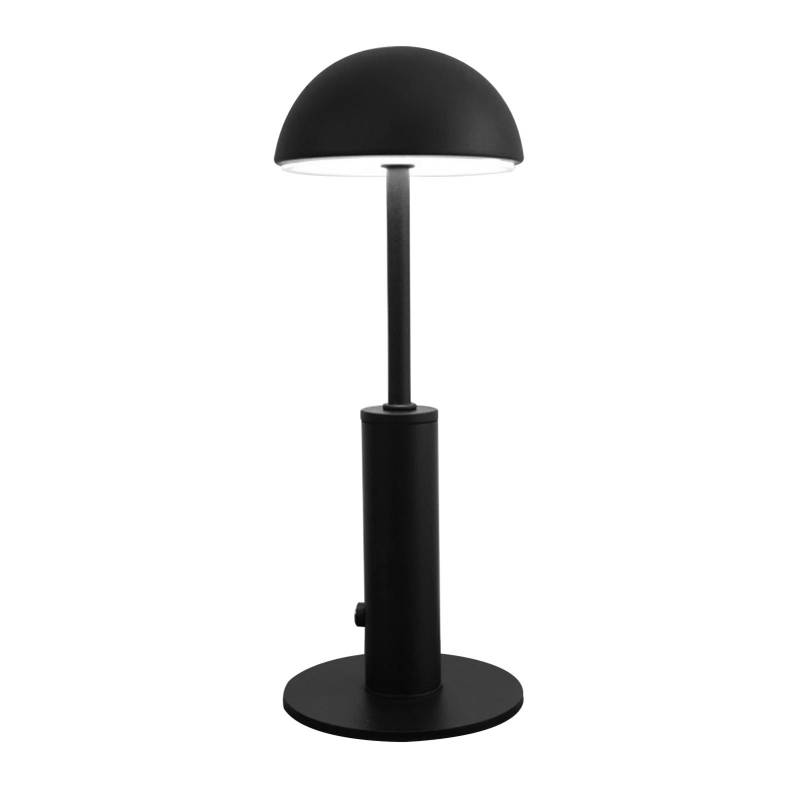 LED wiederaufladbare Bar-Tischlampe, moderne, einfache Atmosphäre, Nachtlicht, oberer Hahnschalter, drei Gänge schwarz von Joom DACH