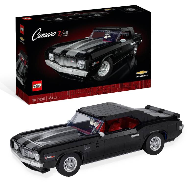 LEGO 10304 Chevrolet Camaro Z28 Icons (früher Creator Expert) Offiziell in Japan vertrieben von Joom DACH