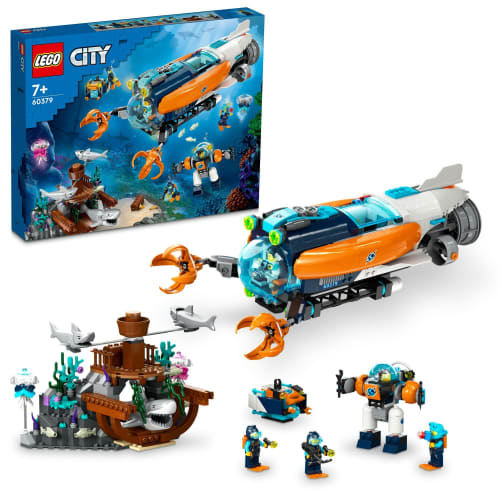 LEGO City Tiefsee-Erkundungsboot Spielzeug Geschenk Geburtstagsblock Weihnachten Jungen Mädchen Kinder 7 Jahre alt 8 Jahre alt 9 Jahre alt Grundschule Stu LEGO City Tiefsee-Erkundungsboot Spielzeug Geschenk Geburtstagsblock Weihnachten Jungen Mädchen Kinder 7 Jahre alt 8 Jahre alt 9 Jahre alt Grundschule Stu von Joom DACH