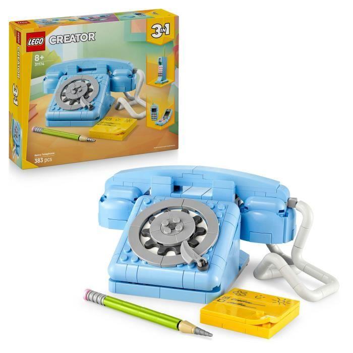 LEGO Creator 3-in-1 31174 Das Retro-Telefon - Bauspielzeug ab 8 Jahren von Joom DACH