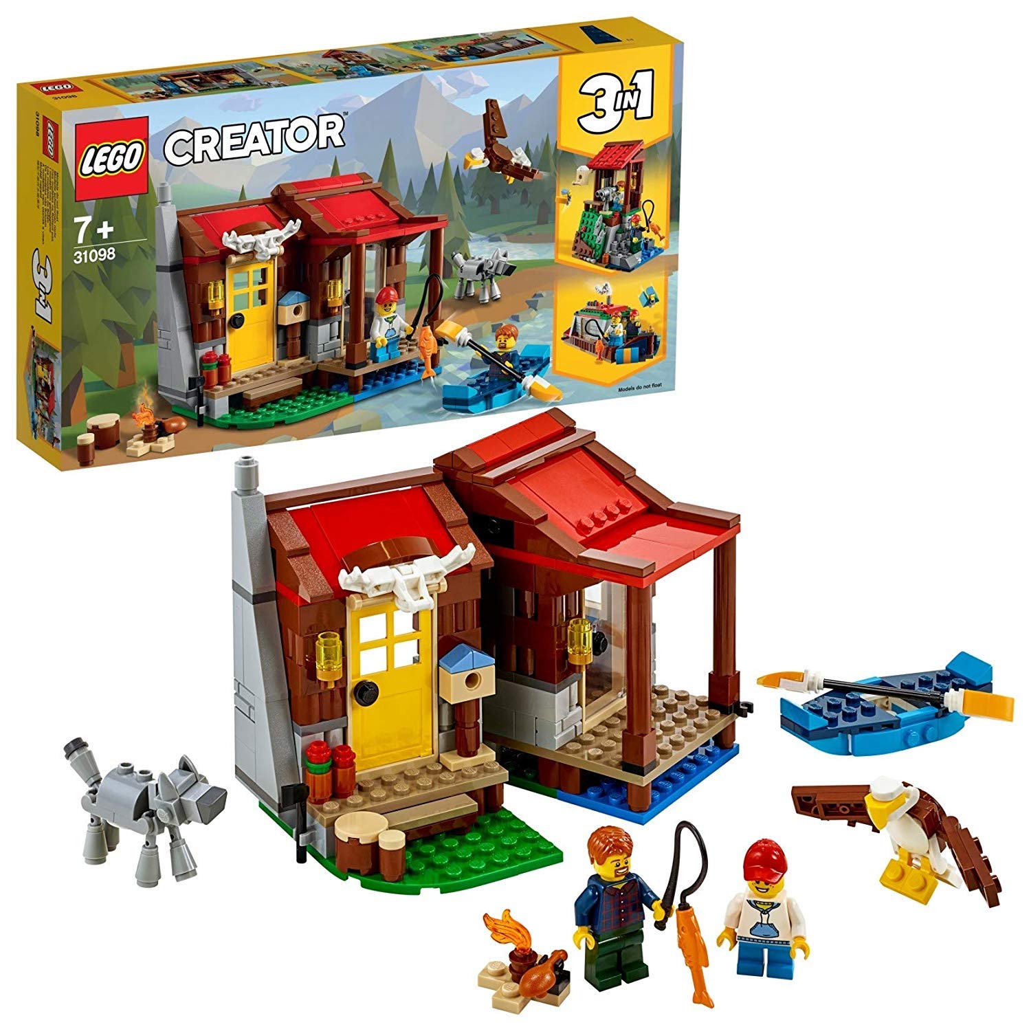 LEGO Creator Waldhütte 31098 Bausteine Spielzeug für Mädchen und Jungen von Joom DACH