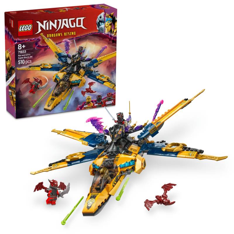 LEGO Ninjago Raz und Erins Super Storm Jet Spielzeug Block8910Battle Robot 71833 von Joom DACH