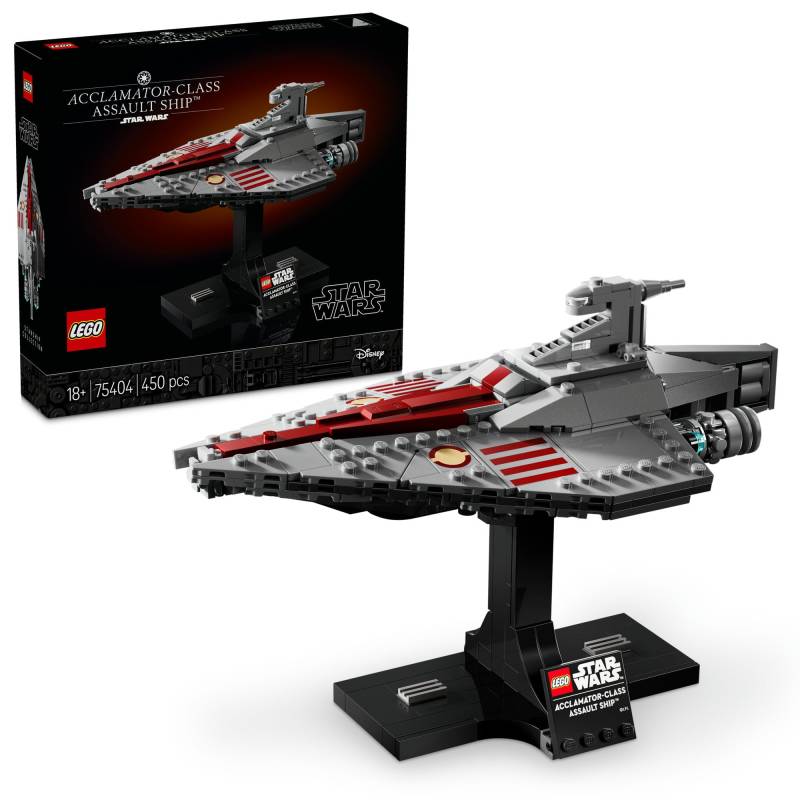 LEGO Star Wars Acclamator-Klasse Angriffsschiff Spielzeugblock Männlich Weiblich Weltraum 75404 von Joom DACH