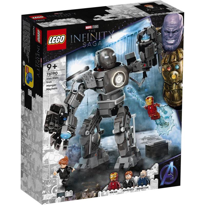 LEGO Super Heroes Iron Man: Angriff des Iron Monger 76190 von Joom DACH