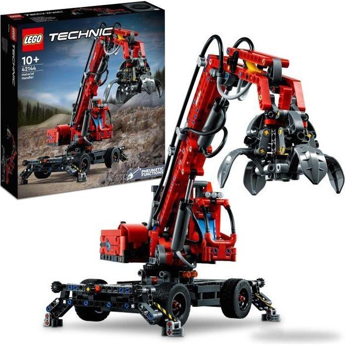 LEGO Technic 42144 Die Umschlagsraupe - Pädagogisches Bauspielzeug für Kinder ab 10 Jahren rot von Joom DACH
