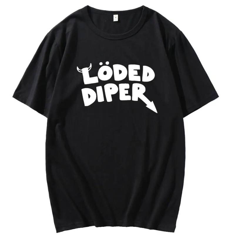 LODED DIPER DIARY OF A WIMP T-Shirt Männer Marke Teeshirt Frauen Sommer Baumwolle T-Shirt Kurzarm Übergroßen Harajuku Frauen T-shirt M von Joom DACH