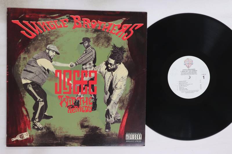 LP Schallplatte JUNGLE BROTHERS - J. Beez Wit The Remedy 126679 WARNER BROS 1993 US Rap & Hip-Hop/R&B Gebraucht von Joom DACH