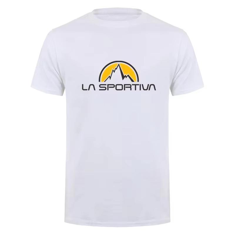La Sportiva T-Shirt Herren Sommer Kurzarm Baumwolle Kurzarm Damen T-Shirt Oversized Weich Sport T-Shirt Mode Kleidung Tops M von Joom DACH