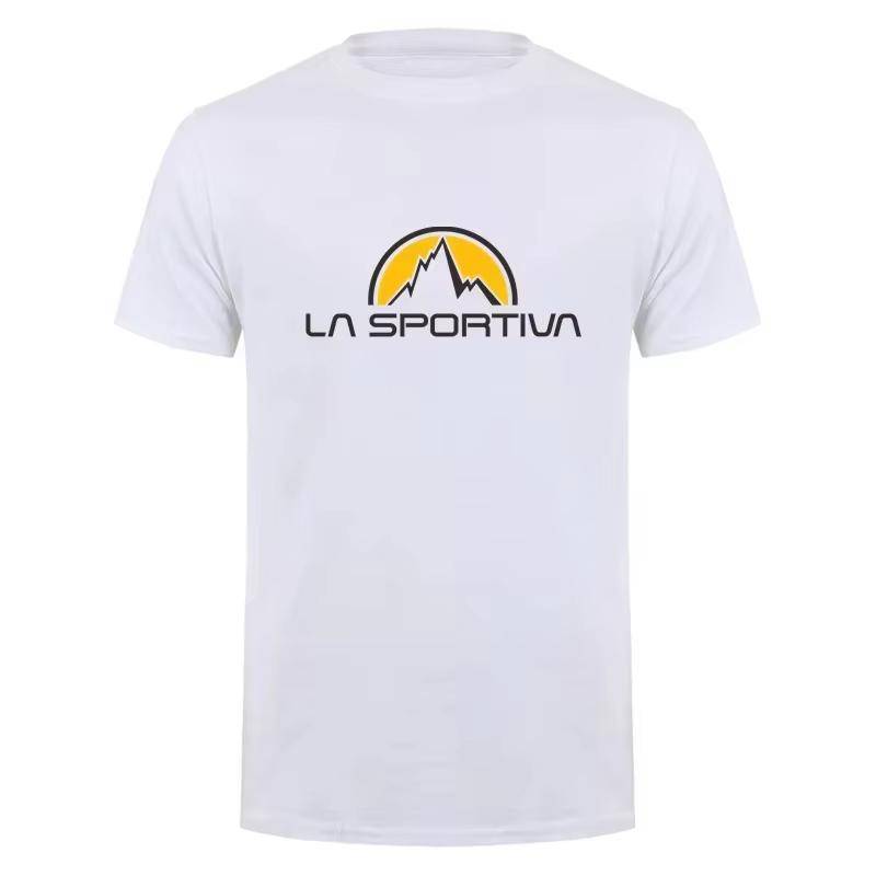 La Sportiva T-Shirt Herren Sommer Kurzarm Baumwolle Kurzarm Damen T-Shirt Oversized Weich Sport T-Shirt Mode Kleidung Tops M von Joom DACH