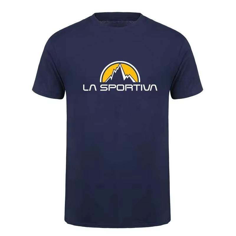 La Sportiva T-Shirt Herren Sommer Kurzarm Baumwolle Kurzarm Damen T-Shirt Oversized Weich Sport T-Shirt Mode Kleidung Tops M von Joom DACH