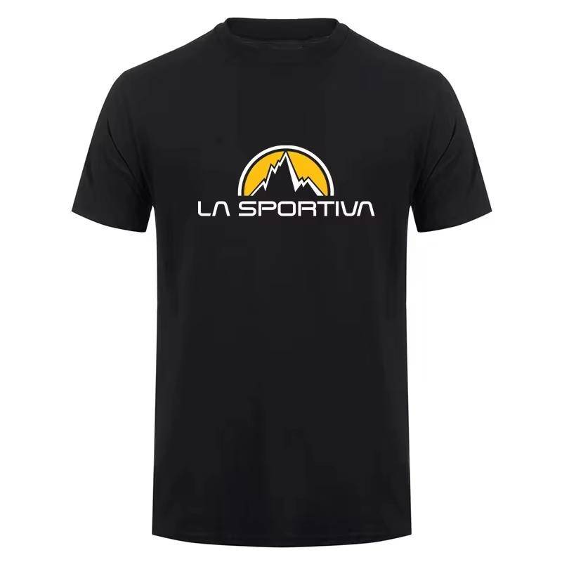 La Sportiva T-Shirt Herren Sommer Kurzarm Baumwolle Kurzarm Damen T-Shirt Oversized Weich Sport T-Shirt Mode Kleidung Tops M von Joom DACH