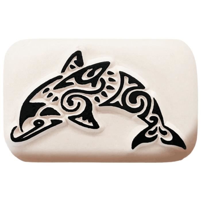 LaDot Temporärer Tattoo-Stempel - Delfin - 4 x 6 cm von Joom DACH