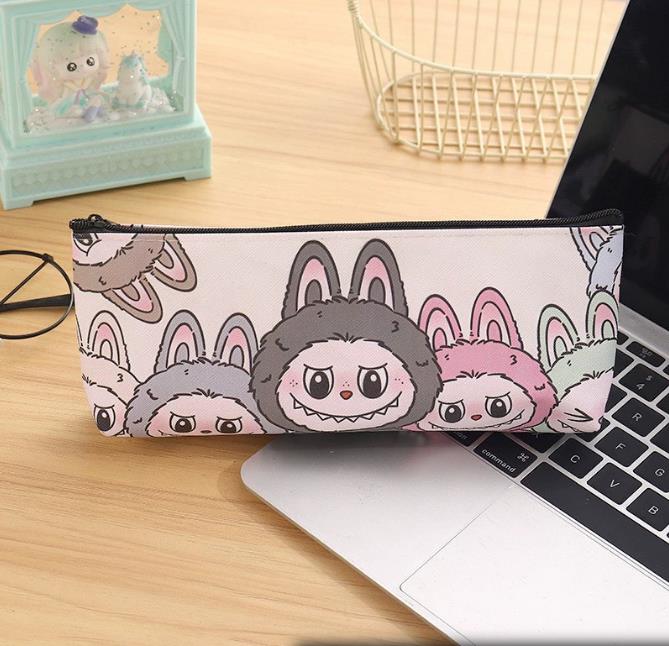Labubu Federmäppchen Abubu Federmäppchen Beutelhalter Box für Mädchen Büro Studenten Organizer Schule Schreibwaren von Joom DACH