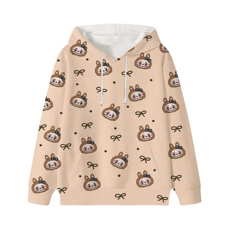 Labubu Gedruckt Kinder Langarm Anime Jungen Mädchen Hoodies Herbst Casual Kleidung Dünne Mantel Kinder Cartoon Jacken Geschenke 100 von Joom DACH