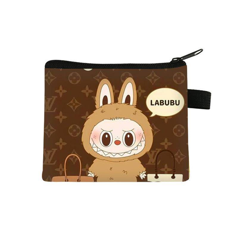 Labubu Kinder-Münzbörse, Cartoon-Aufbewahrungstasche für Grundschuljungen und -mädchen, niedliche Tasche mit großer Kapazität von Joom DACH