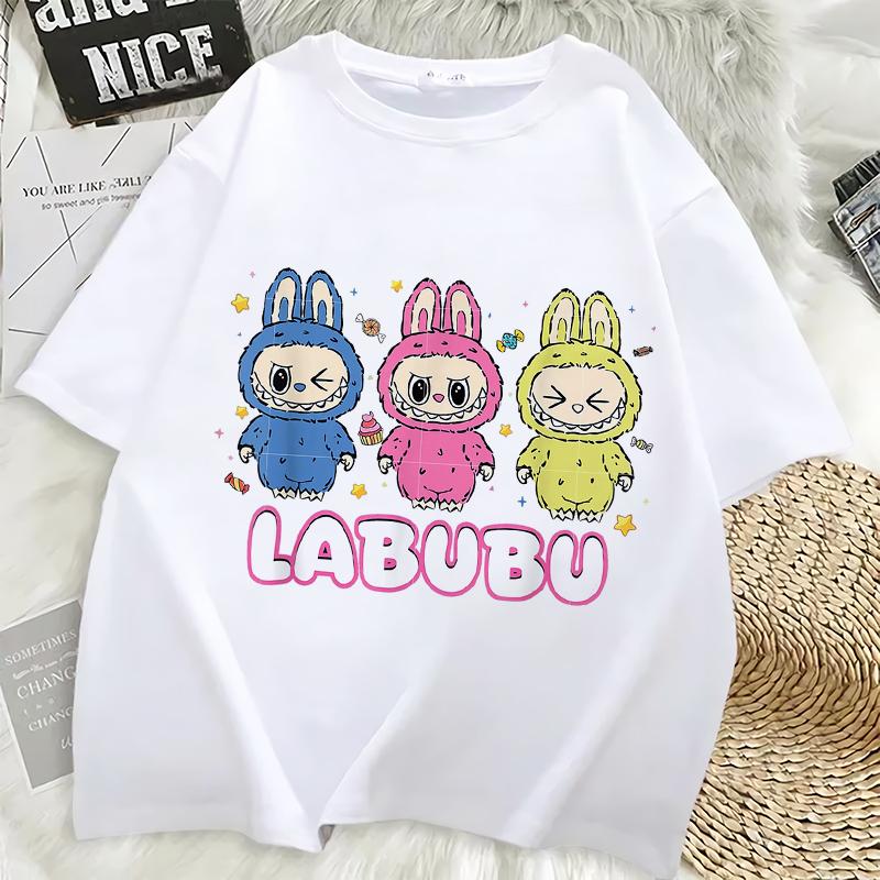 Labubu Kurzarm Damen T-Shirt Erwachsenes 3D-Druck T-Shirt Sommer Lässige Mode Kleidung Cartoon Niedliches T-Shirt Anime Tops S Labubu Kurzarm Damen T-Shirt Erwachsenes 3D-Druck T-Shirt Sommer Lässige Mode Kleidung Cartoon Niedliches T-Shirt Anime Tops S von Joom DACH