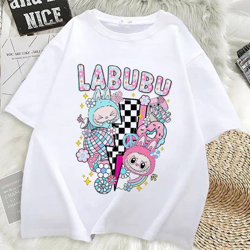 Labubu Kurzarm Damen T-Shirt Erwachsenes 3D-Druck T-Shirt Sommer Lässige Mode Kleidung Cartoon Niedliches T-Shirt Anime Tops S Labubu Kurzarm Damen T-Shirt Erwachsenes 3D-Druck T-Shirt Sommer Lässige Mode Kleidung Cartoon Niedliches T-Shirt Anime Tops S von Joom DACH