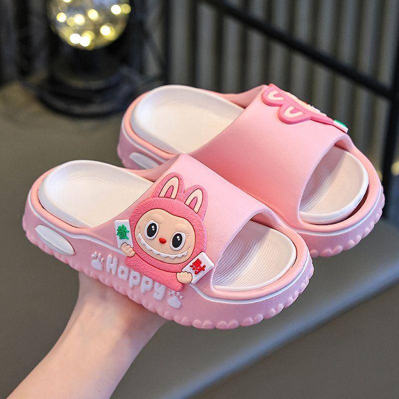 Mädchen Kühlende Hausschuhe Sommer Kinder EVA Zuhause Indoor Weichsohle Anti-Rutsch Hausschuhe 28-29 von Joom DACH