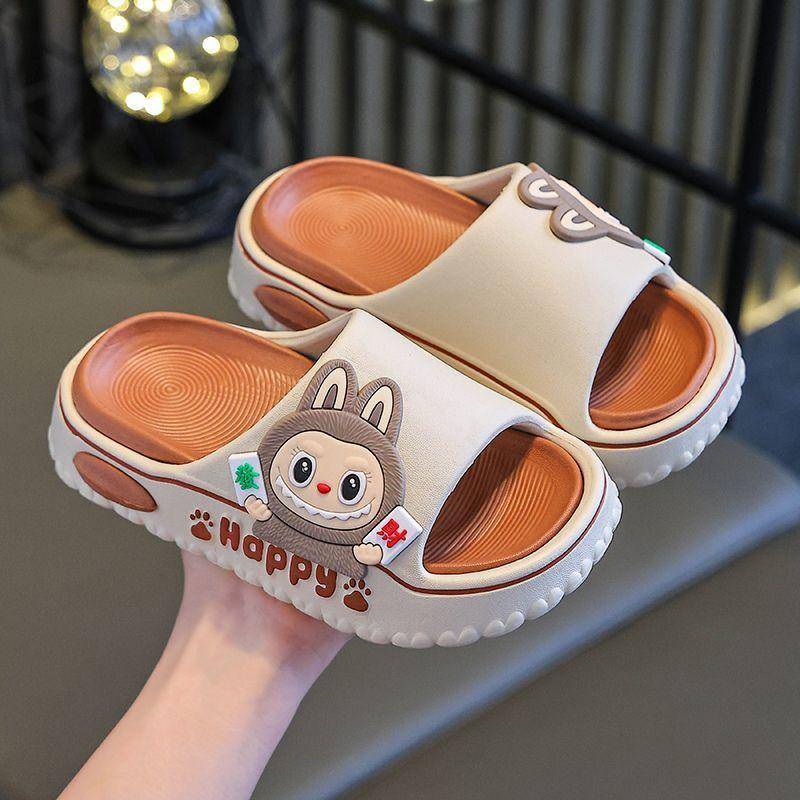 Mädchen Kühlende Hausschuhe Sommer Kinder EVA Zuhause Indoor Weichsohle Anti-Rutsch Hausschuhe 32-33 von Joom DACH