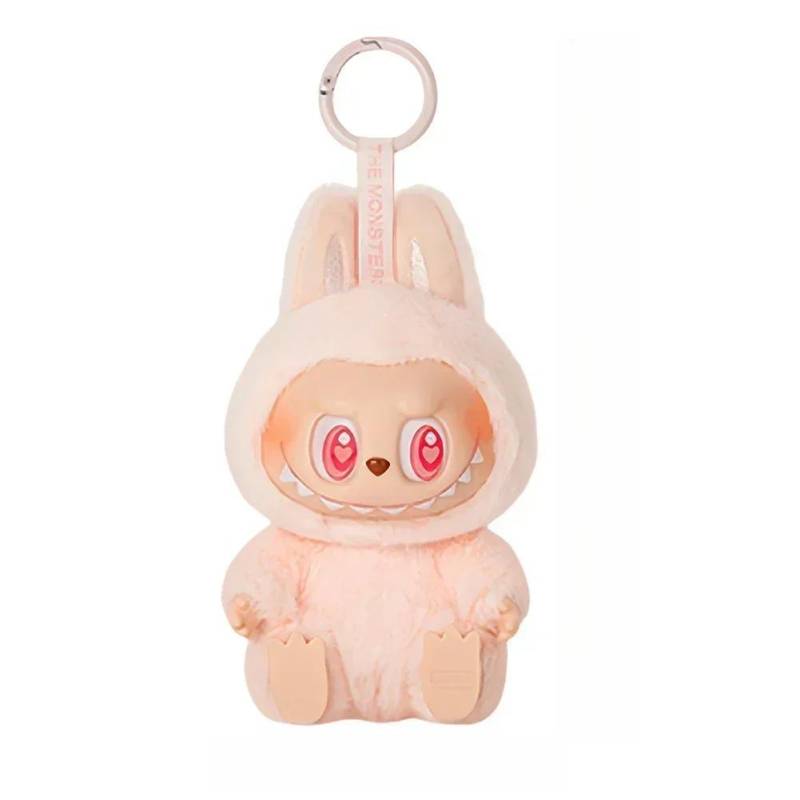 Labubu Plüschtier Weiches Stofftier Niedliche Monsterpuppe, Kawaii Heimdeko, Perfektes Geschenk für Kinder hellrosa von Joom DACH