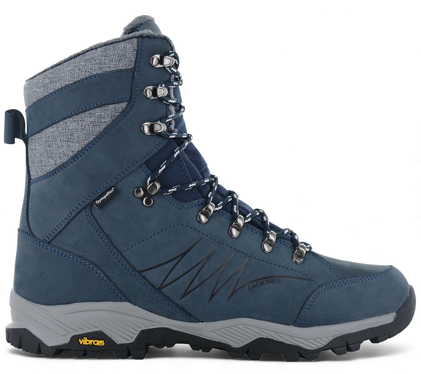 Lackner Kitzbühel Island STX Sympatex Boots - Herren Winter Stiefel warme Schuhe Leder Blau 7455 ORIGINAL EU 43 UK 9 blau von Joom DACH