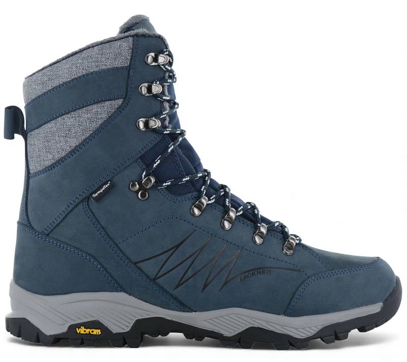 Lackner Kitzbühel Island STX Sympatex Boots - Herren Winter Stiefel warme Schuhe Leder Blau 7455 ORIGINAL EU 43 UK 9 blau von Joom DACH