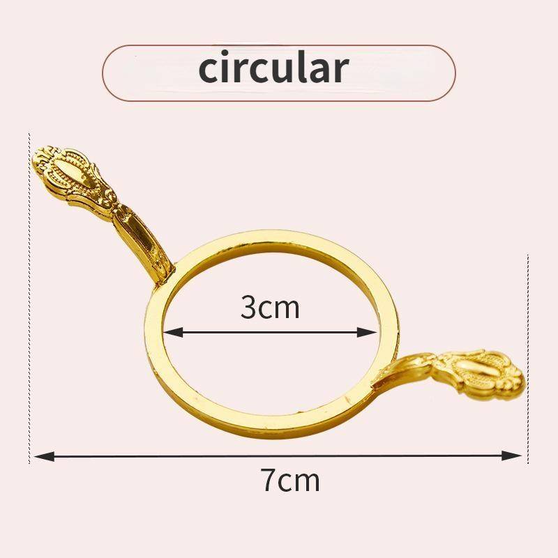 Lackwachsform, Hardware-Muster, Kreisform, Lacksiegel-Stempel- und Formgerät, Metallwachs-Siegelform circular von Joom DACH