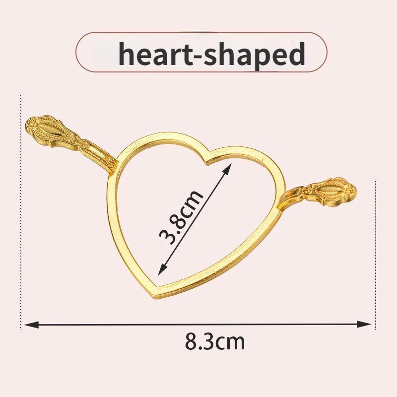 Lackwachsform, Hardware-Muster, Kreisform, Lacksiegel-Stempel- und Formgerät, Metallwachs-Siegelform heart-shaped von Joom DACH