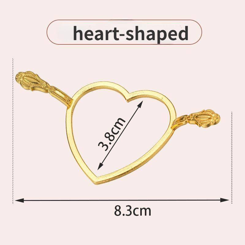 Lackwachsform, Hardware-Muster, Kreisform, Lacksiegel-Stempel- und Formgerät, Metallwachs-Siegelform heart-shaped von Joom DACH