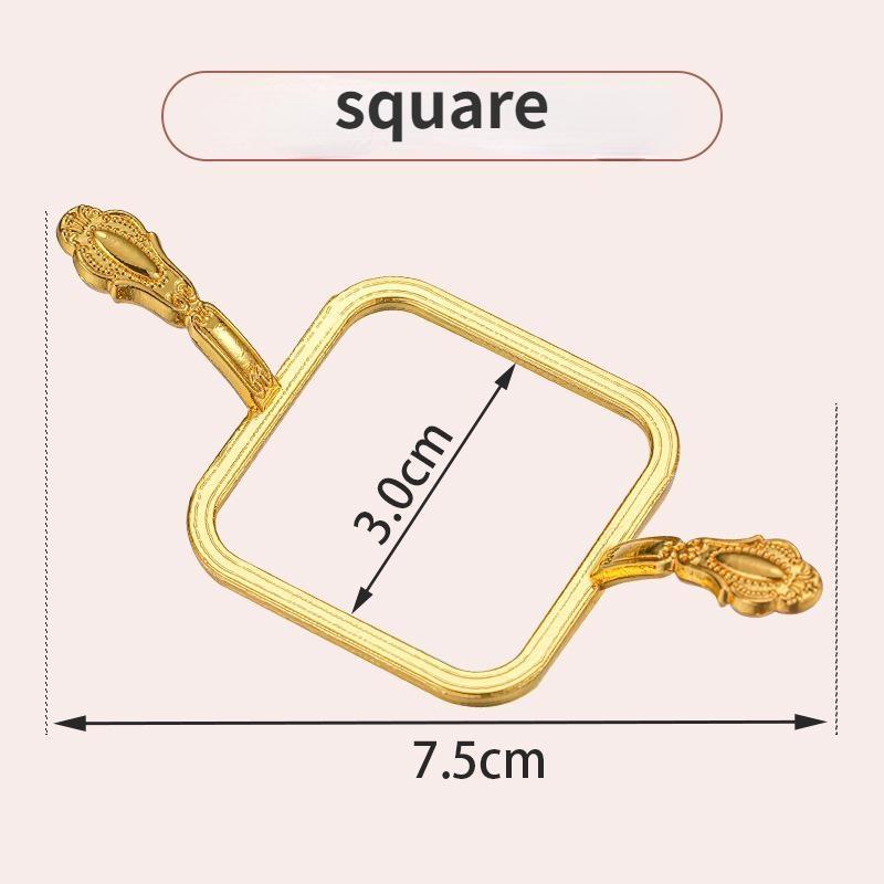 Lackwachsform, Hardware-Muster, Kreisform, Lacksiegel-Stempel- und Formgerät, Metallwachs-Siegelform square von Joom DACH